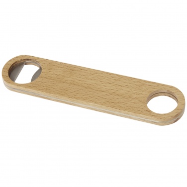 Logo trade promotional gifts image of: Origina wooden bottle opener