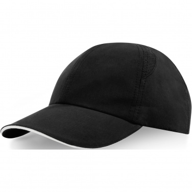 Logo trade advertising products picture of: Morion 6 panel GRS recycled cool fit sandwich cap