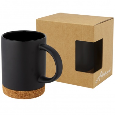 Logo trade promotional products picture of: Neiva 425 ml ceramic mug with cork base