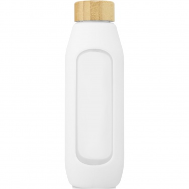 Logotrade promotional product picture of: Tidan 600 ml borosilicate glass bottle with silicone grip