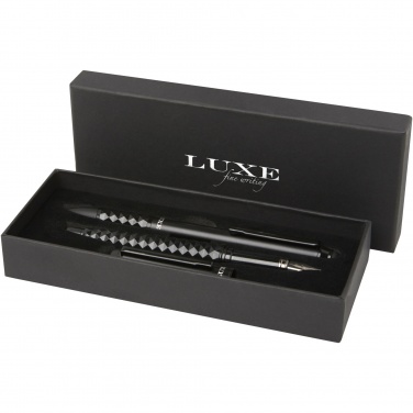 Logotrade promotional gift picture of: Tactical Dark duo pen gift box