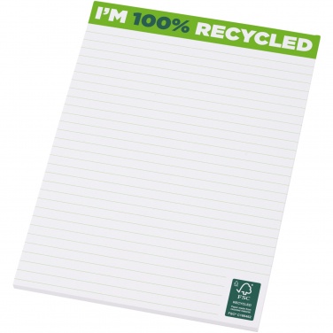 Logo trade promotional merchandise photo of: Desk-Mate® A5 recycled notepad