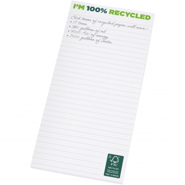 Logotrade promotional giveaway image of: Desk-Mate® 1/3 A4 recycled notepad