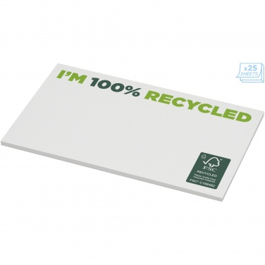 Logo trade promotional item photo of: Sticky-Mate® recycled sticky notes 127 x 75 mm