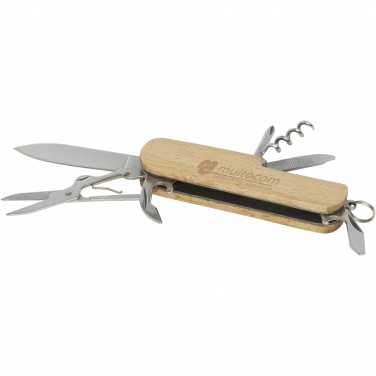 Logo trade promotional items picture of: Richard 7-function wooden pocket knife