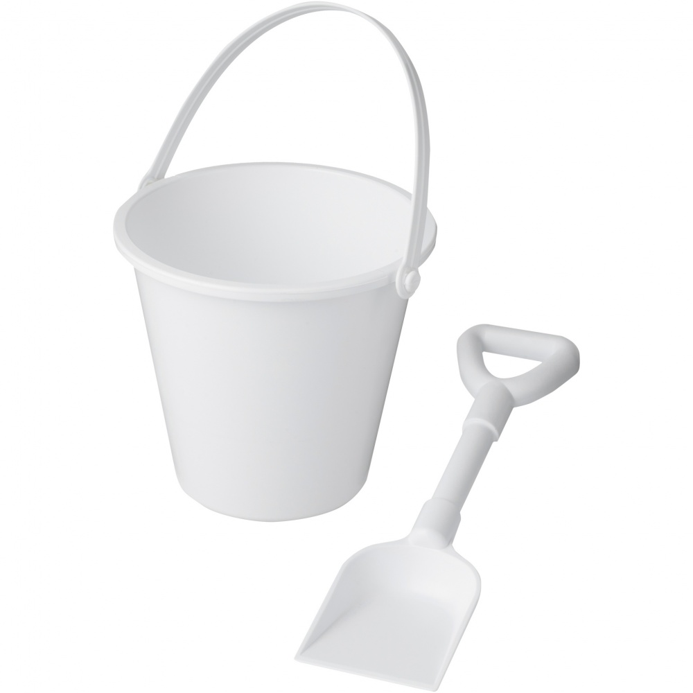 Logo trade promotional gift photo of: Tides recycled beach bucket and spade