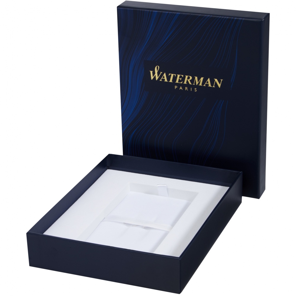 Logo trade promotional gifts image of: Waterman duo pen gift box