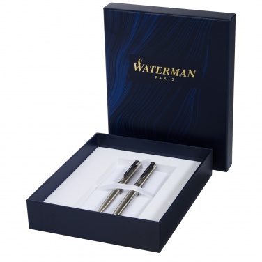 Logo trade promotional giveaway photo of: Waterman duo pen gift box