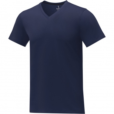 Logo trade promotional gifts image of: Somoto short sleeve men's V-neck t-shirt 