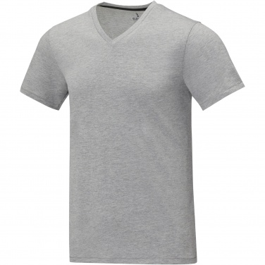 Logo trade promotional gifts picture of: Somoto short sleeve men's V-neck t-shirt 