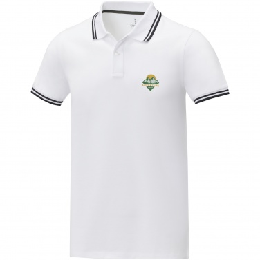 Logotrade business gift image of: Amarago short sleeve men's tipping polo