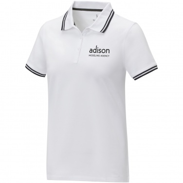 Logotrade promotional giveaway image of: Amarago short sleeve women's tipping polo