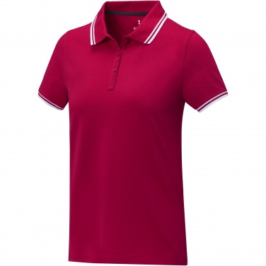 Logotrade promotional giveaway image of: Amarago short sleeve women's tipping polo