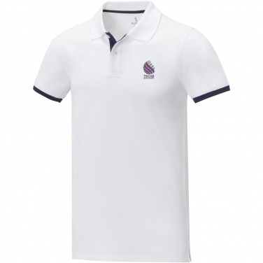 Logo trade corporate gifts picture of: Morgan short sleeve men's duotone polo