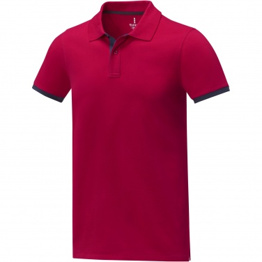 Logo trade promotional gifts picture of: Morgan short sleeve men's duotone polo