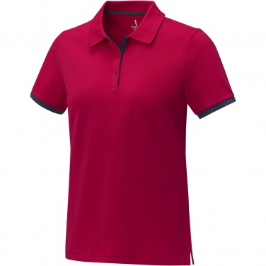 Logotrade promotional merchandise picture of: Morgan short sleeve women's duotone polo