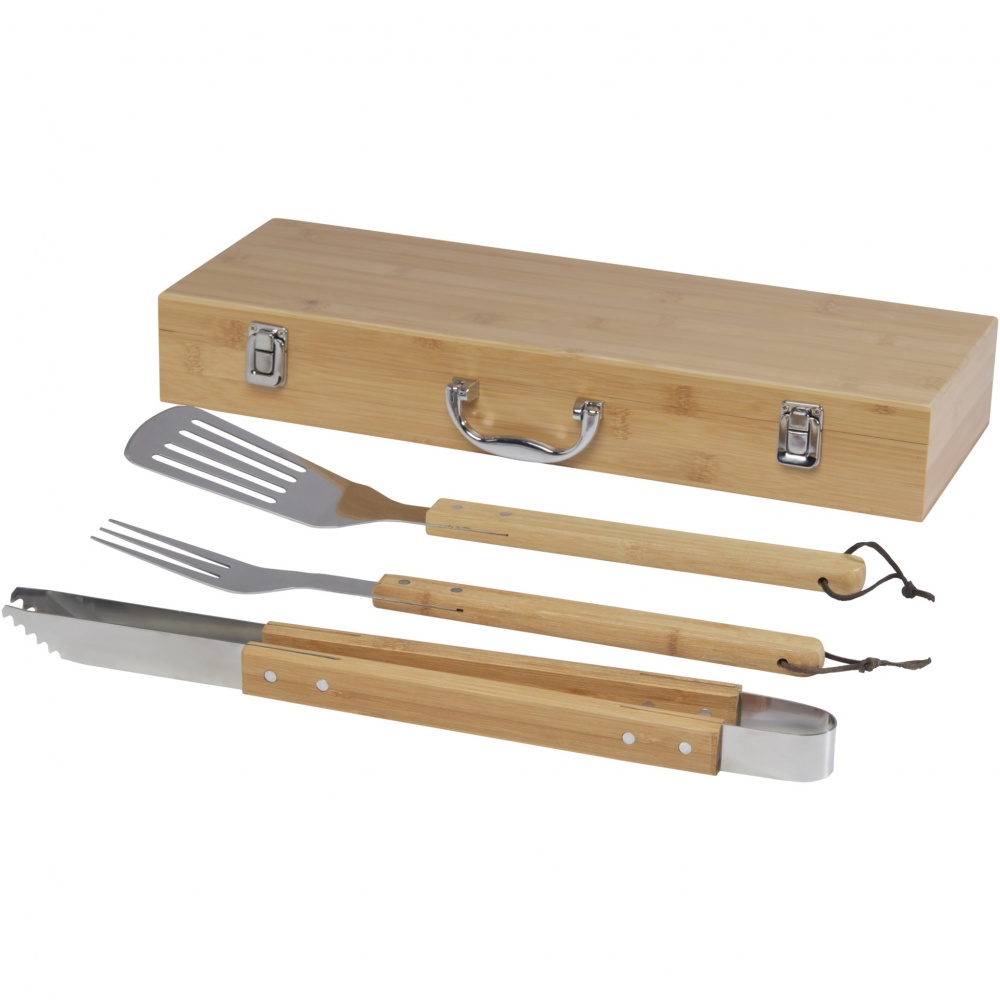 Logo trade promotional items image of: Assadus 3-piece BBQ set