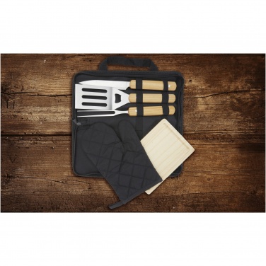 Logotrade promotional item picture of: Gratar 5-piece BBQ set