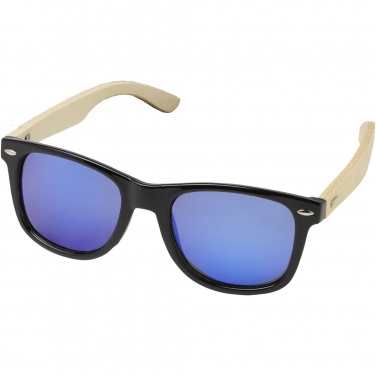 Logotrade advertising product image of: Taiyō rPET/bamboo mirrored polarized sunglasses in gift box