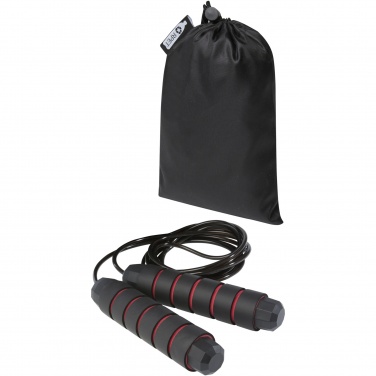 Logo trade corporate gift photo of: Austin soft skipping rope in recycled PET pouch