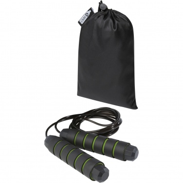 Logo trade promotional merchandise image of: Austin soft skipping rope in recycled PET pouch