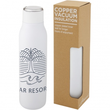 Logo trade business gifts image of: Marka 600 ml copper vacuum insulated bottle with metal loop