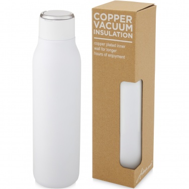 Logotrade promotional merchandise photo of: Marka 600 ml copper vacuum insulated bottle with metal loop