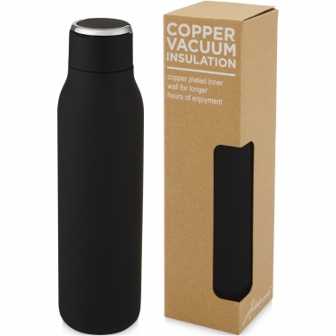 Logo trade promotional giveaways picture of: Marka 600 ml copper vacuum insulated bottle with metal loop