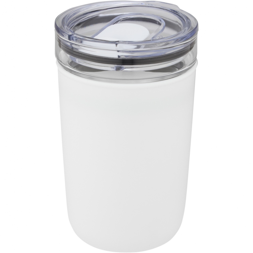 Logo trade promotional products image of: Bello 420 ml glass tumbler with recycled plastic outer wall