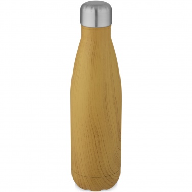 Logo trade corporate gift photo of: Cove 500 ml vacuum insulated stainless steel bottle with wood print