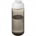 H2O Active® Octave Tritan™ 600 ml flip lid sport bottle, Charcoal / White