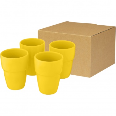 Logotrade promotional merchandise photo of: Staki 4-piece 280 ml stackable mug gift set