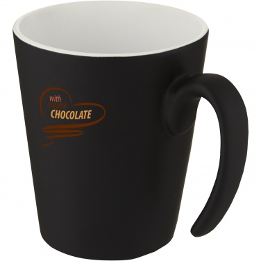 Logotrade promotional giveaway picture of: Oli 360 ml ceramic mug with handle