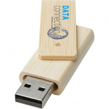 Logo trade advertising products picture of: Rotate 4GB bamboo USB flash drive