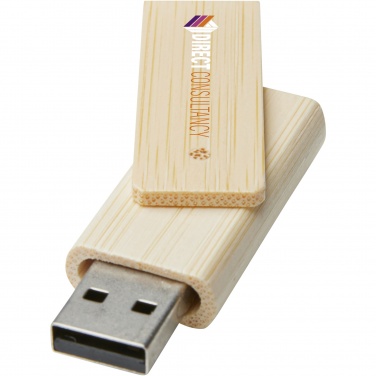 Logotrade business gift image of: Rotate 16GB bamboo USB flash drive