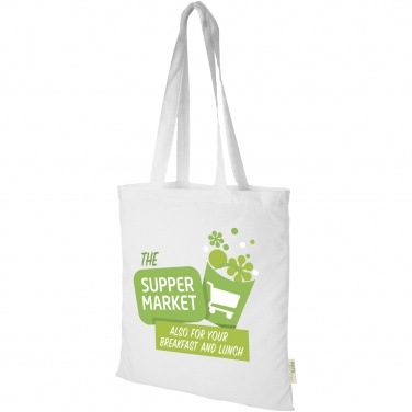 Logo trade promotional merchandise photo of: Orissa 140 g/m² organic cotton tote bag 7L