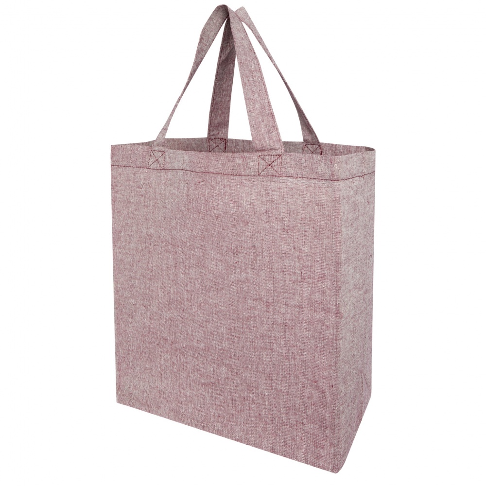 Logotrade promotional giveaway picture of: Pheebs 150 g/m² recycled gusset tote bag 13L