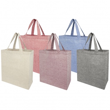 Logotrade promotional gift picture of: Pheebs 150 g/m² recycled gusset tote bag 13L