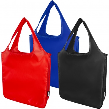 Logo trade promotional giveaways image of: Ash RPET large foldable tote bag 14L