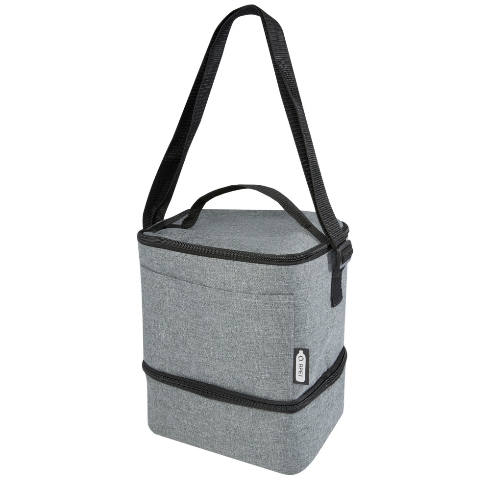 Logotrade promotional merchandise picture of: Tundra 9-can GRS RPET lunch cooler bag 9L