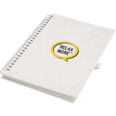 Logo trade advertising products picture of: Dairy Dream A5 size reference recycled milk cartons spiral notebook