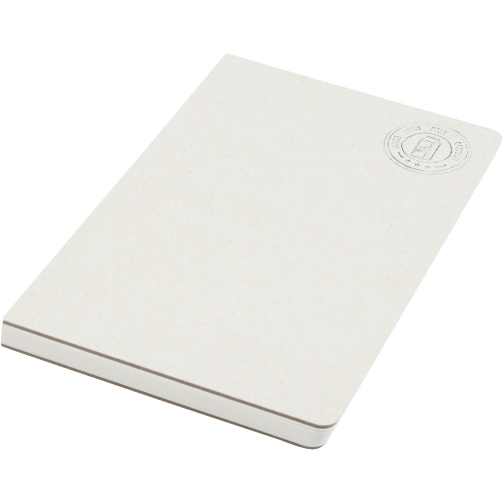 Logo trade promotional items picture of: Dairy Dream A5 size reference recycled milk cartons spineless notebook