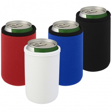 Logo trade corporate gifts image of: Vrie recycled neoprene can sleeve holder