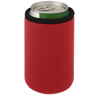 Logo trade promotional giveaway photo of: Vrie recycled neoprene can sleeve holder