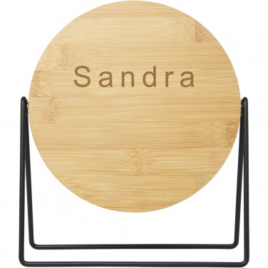 Logo trade promotional product photo of: Hyrra bamboo standing mirror