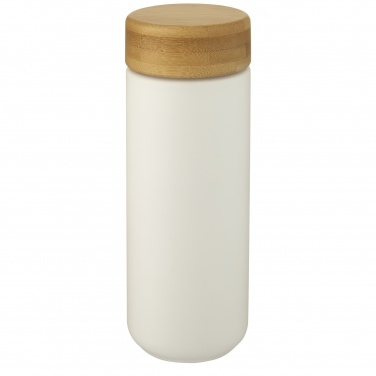 Logo trade promotional giveaway photo of: Lumi 300 ml ceramic tumbler with bamboo lid