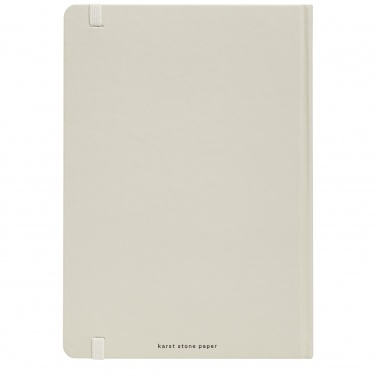 Logo trade promotional product photo of: Karst® A5 stone paper hardcover notebook - lined