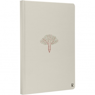 Logotrade promotional gift image of: Karst® A5 stone paper hardcover notebook - lined