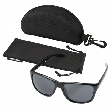 Logo trade promotional products image of: Eiger polarized sunglasses in recycled PET casing