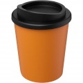 Americano® Espresso 250 ml recycled insulated tumbler, Orange / Solid black